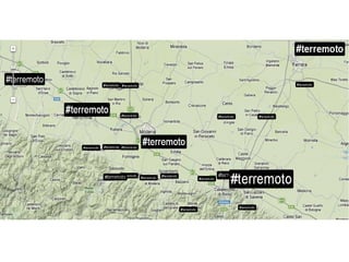 Netnografia di Twitter e #terremoto