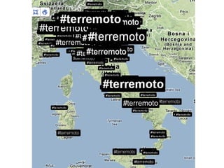 Netnografia di Twitter e #terremoto
