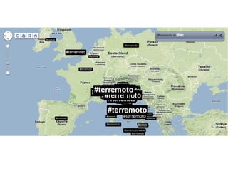 Netnografia di Twitter e #terremoto