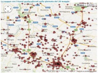 Netnografia di Twitter e #terremoto