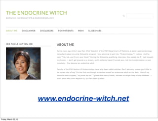 www.endocrine-witch.net

Friday, March 22, 13
 