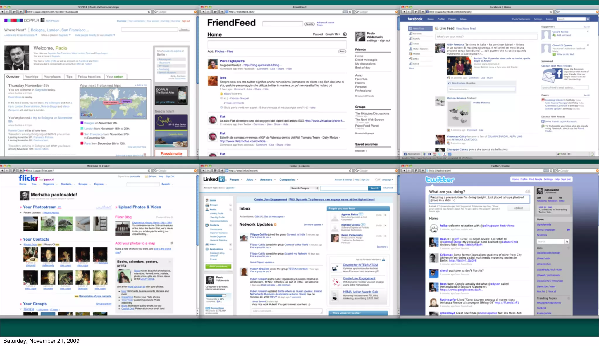 Saturday, November 21, 2009
 