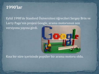1990’lar1995 yılında perakendeci Amazon.com ve açık artırmasitesi eBay kuruldu. Sonu 'edu' ve 'gov‘ ile biten web adreslerinden 50dolarlık yıllık ücret alınmaya başlandı. 4 Temmuz 1996’da küçük bir şirket olan Hotmail, ücretsize-mail hizmetini başlattı. Böylece Hotmail, ilk e-mailhizmetini sağladı. 