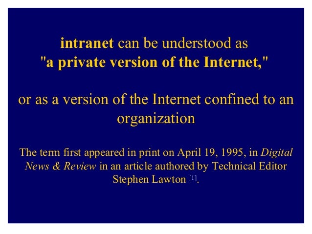 internet intranet extranet aaa