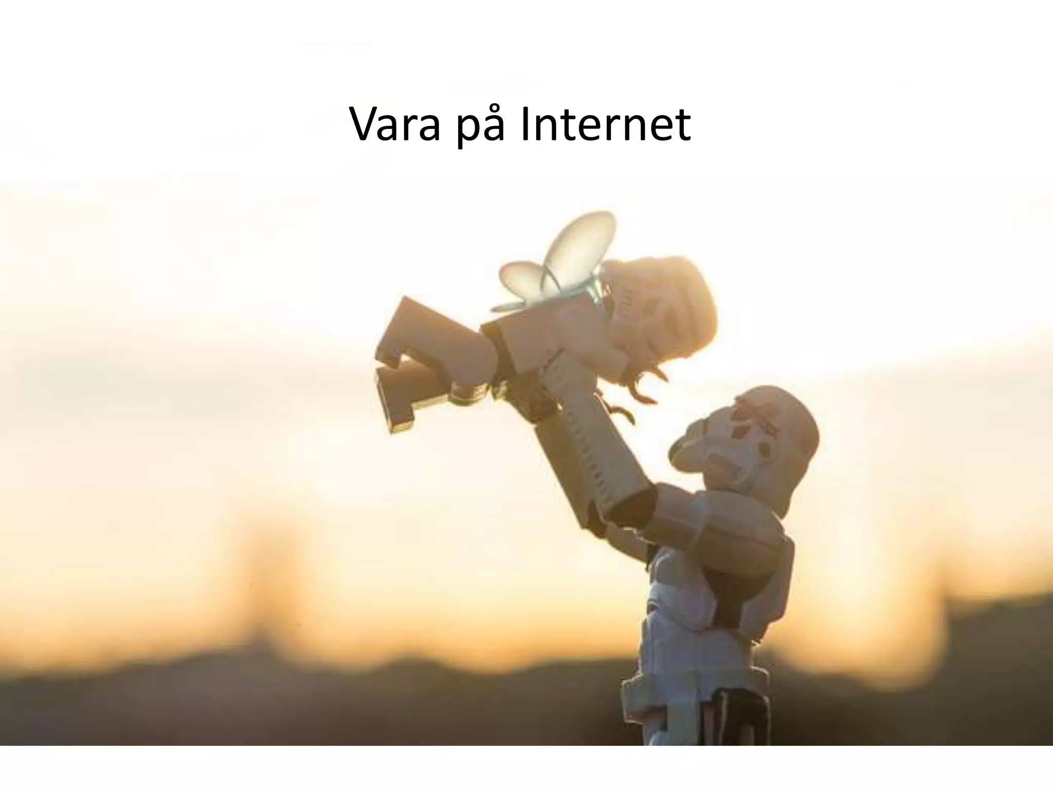 Vara på Internet

 