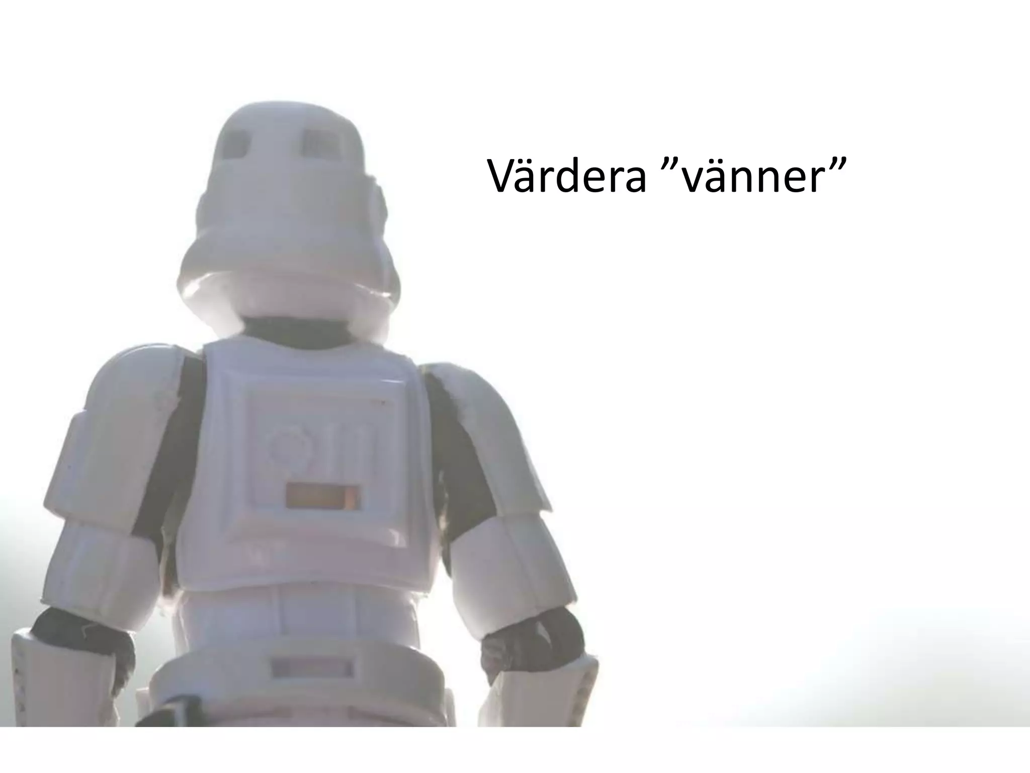 Värdera ”vänner”

 