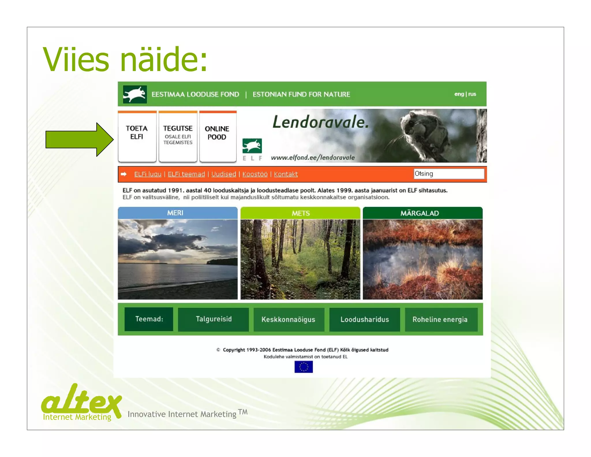 Carol Tikerperi - Internet ja annetused