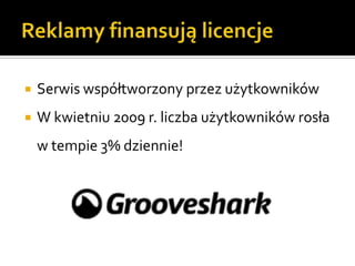 790 $Płaci artystaPlatforma jako element zintegrowanej promocji w mediach społecznościowychFeedback od słuchaczyKultura mashup