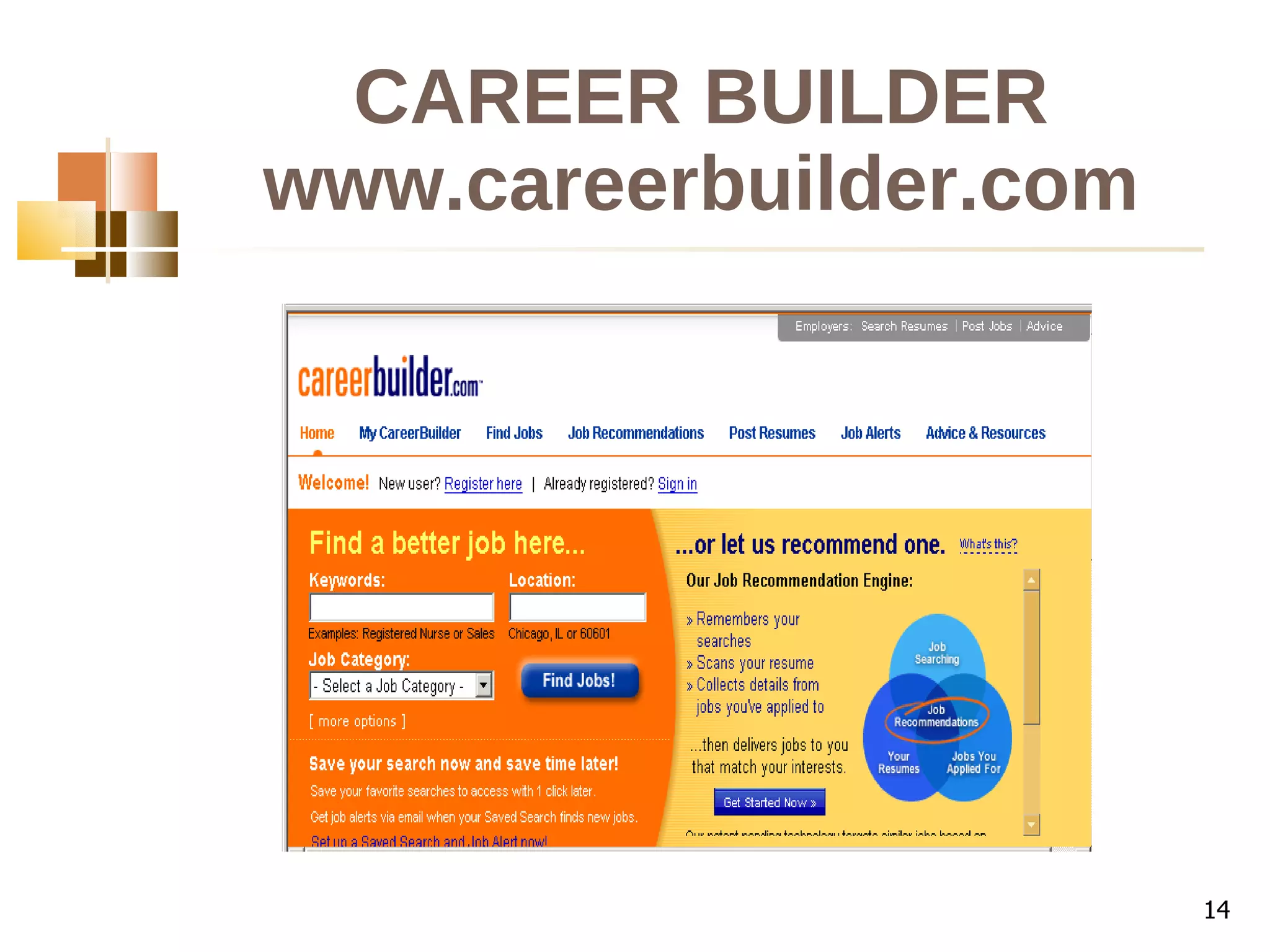 CAREER BUILDER www.careerbuilder.com 