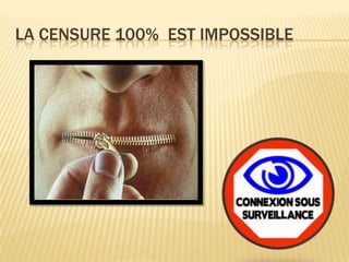 LA CENSURE 100% EST IMPOSSIBLE
 