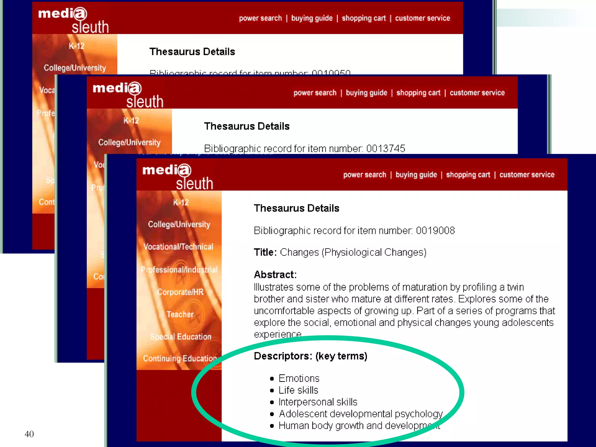 40   Copyright © 2005 Access Innovations, Inc.
 