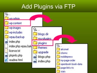 Add Plugins via FTP 