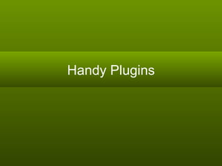 Handy Plugins 