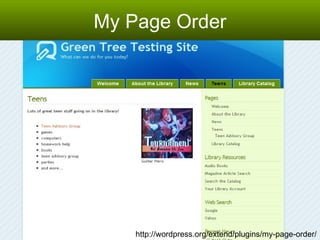 My Page Order http://wordpress.org/extend/plugins/my-page-order/ 