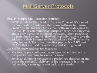 Internet mail server | PPTX