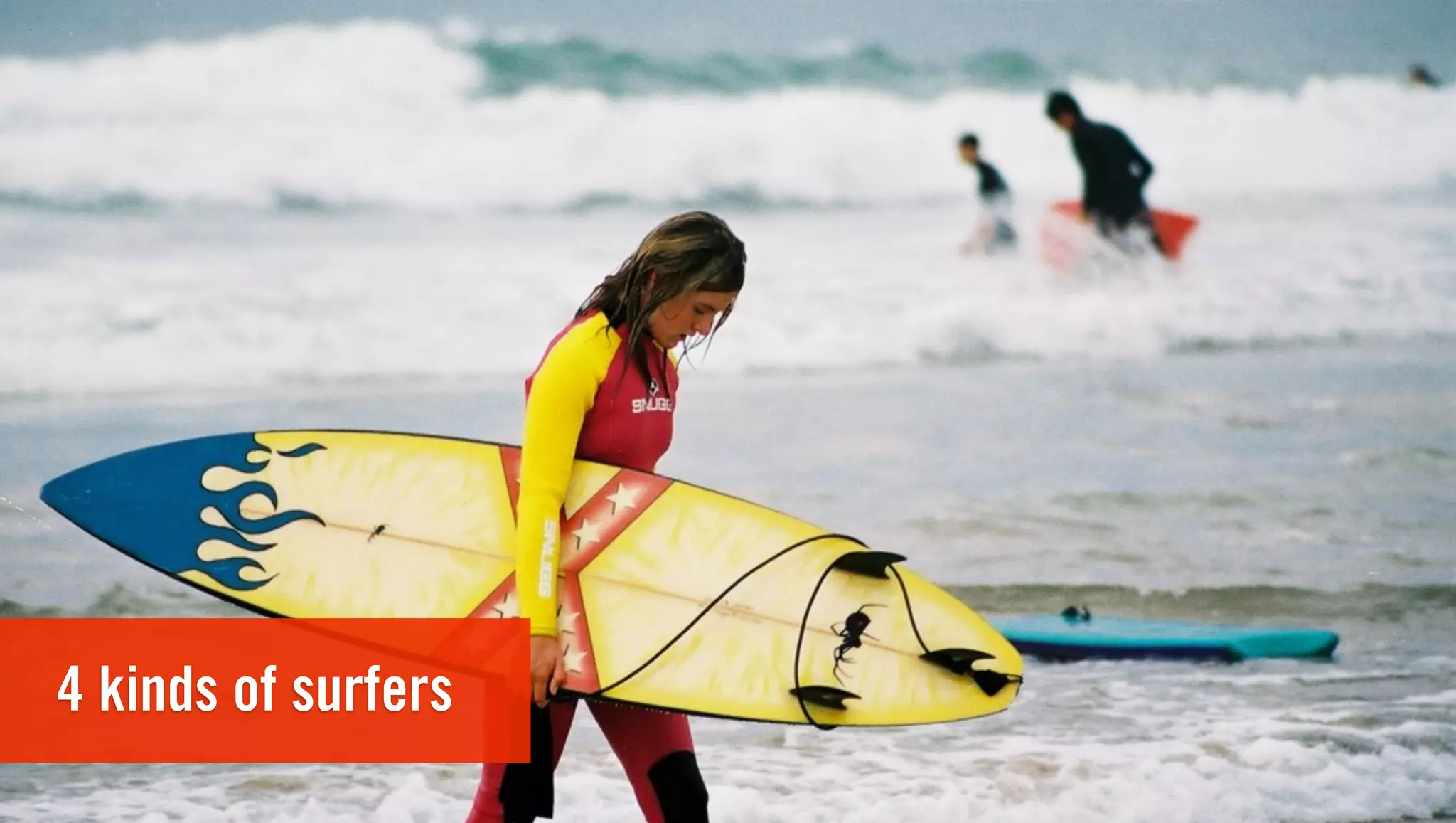 4 kinds of surfers
 