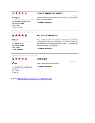 Source: http://reviews.us.levi.com/1341/allreviews.htm
 