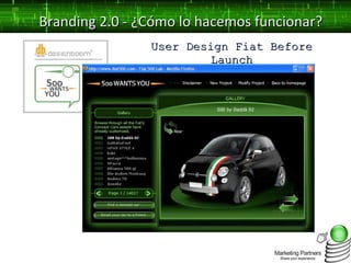 User Design Fiat Before Launch Branding 2.0 - ¿Cómo lo hacemos funcionar? 