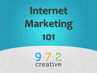 Internet
Marketing
101
 