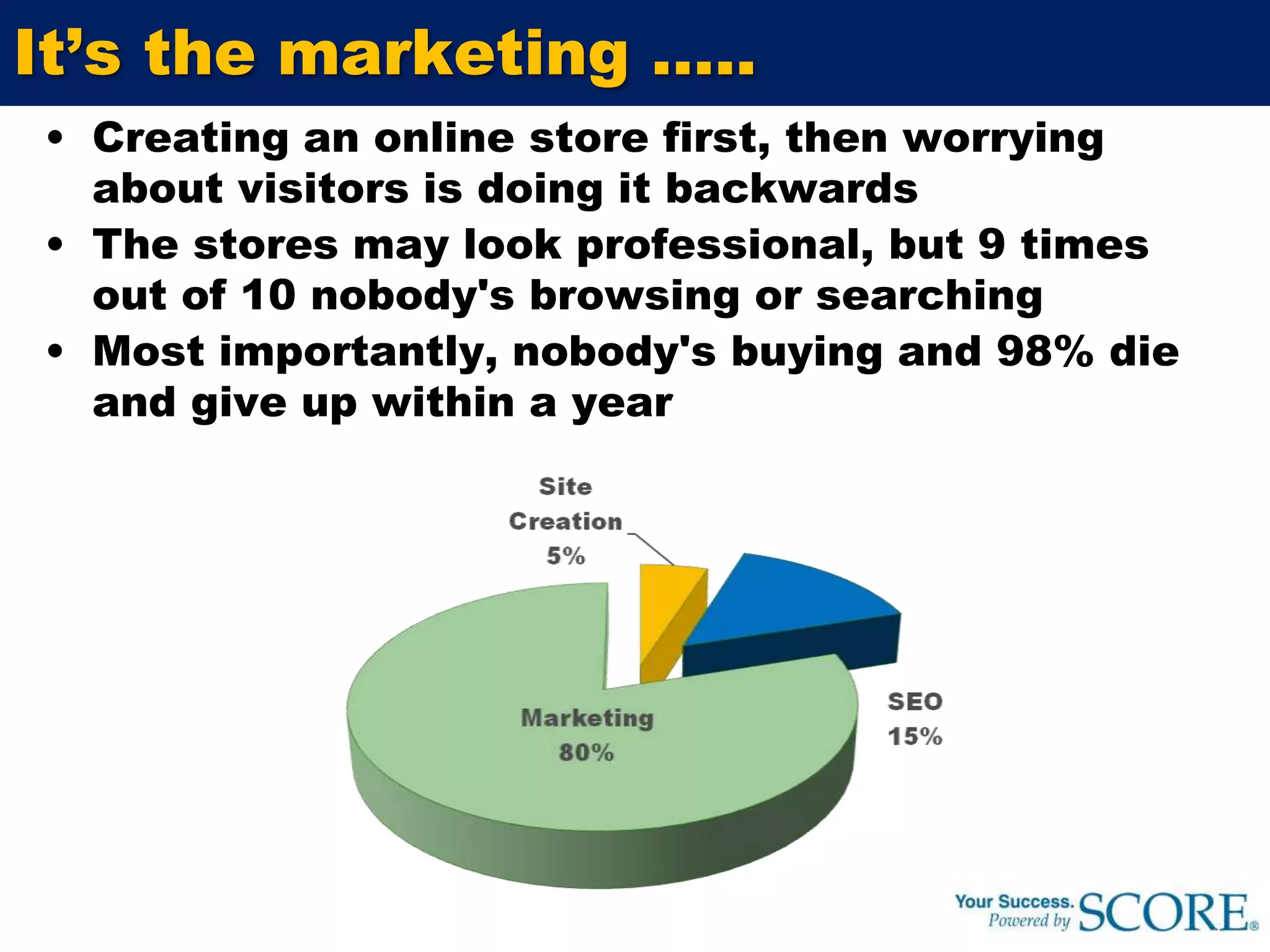 How do we sell then? It’s about content, especially wordsA content-driven is helpful because it is filled with useful, informative content Search engines love content-filled sites because their service caters to people who use them to find informationThe secondary purpose of the website is to make money for the website ownerIt sounds strange the website won't make you any money without trafficA content-driven approach on your home page can lead to increased sales