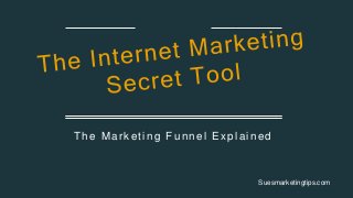The Marketing Funnel Explained
Suesmarketingtips.com
 