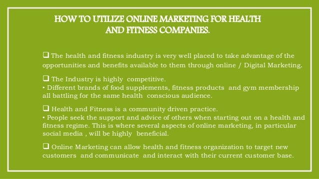 online health and fitness
