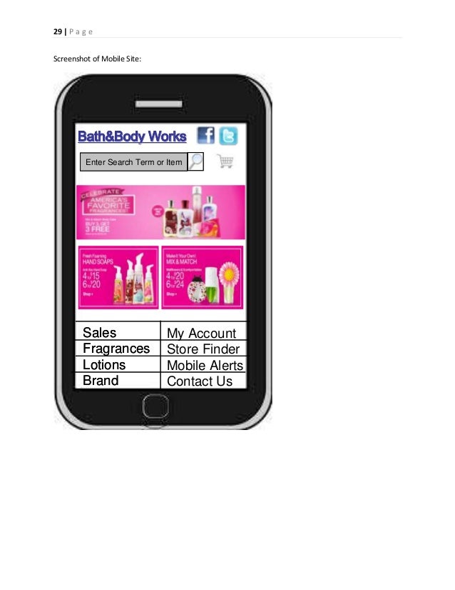 internet marketing plan bath and body works 1 bath and body works mobile site