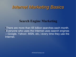 Internet Marketing Presentation