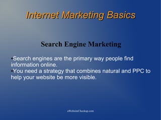 Internet Marketing Presentation