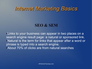 Internet Marketing Presentation