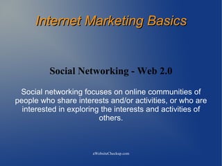 Internet Marketing Presentation