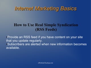 Internet Marketing Presentation
