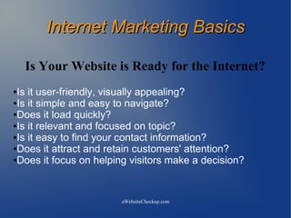 Internet Marketing Presentation