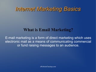 Internet Marketing Presentation