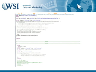 How Search Engines
   See Your Site
 