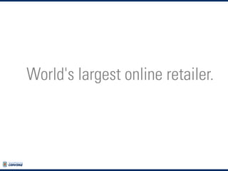 World's largest online retailer.

 