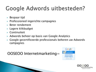 adwords campagne beheren