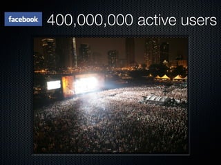400,000,000 active users
 