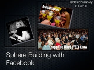 @dalechumbley
                         #BuzzRE




Sphere Building with
Facebook
 