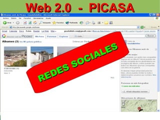 Web 2.0  -  PICASA REDES SOCIALES 