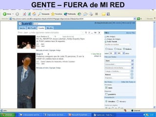 GENTE – FUERA de MI RED 