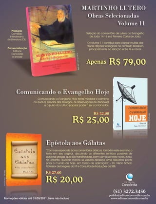 32 M
   ensageiro   | abril 2011
 