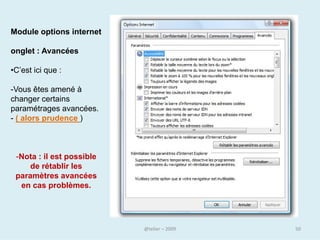 Internet Explorer 8

      L’@telier
Espace Autoformation
Médiathèque de Lorient
 