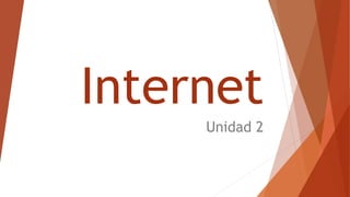 Internet
Unidad 2
 