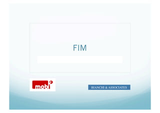 FIM
Marc




       BIANCHI & ASSOCIATES	

 