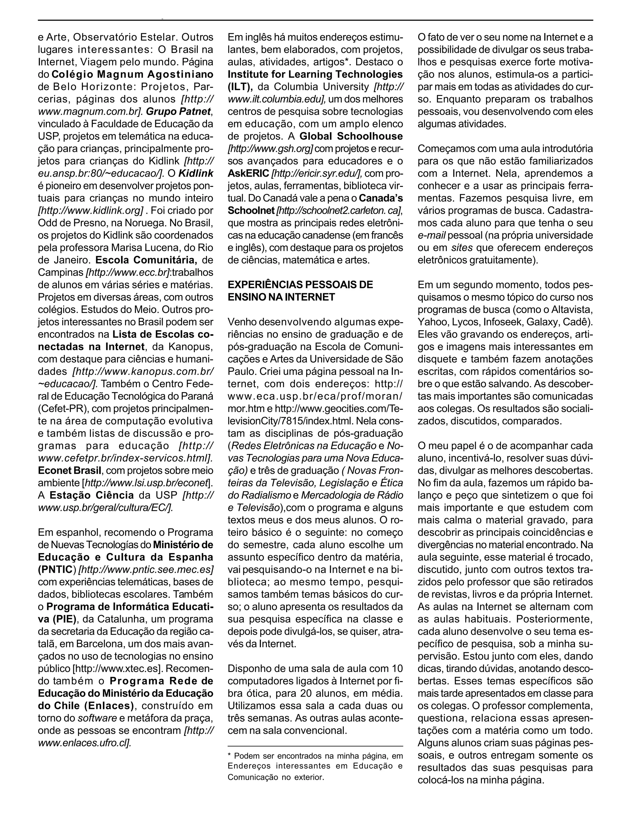 Internet Na EducaçãO