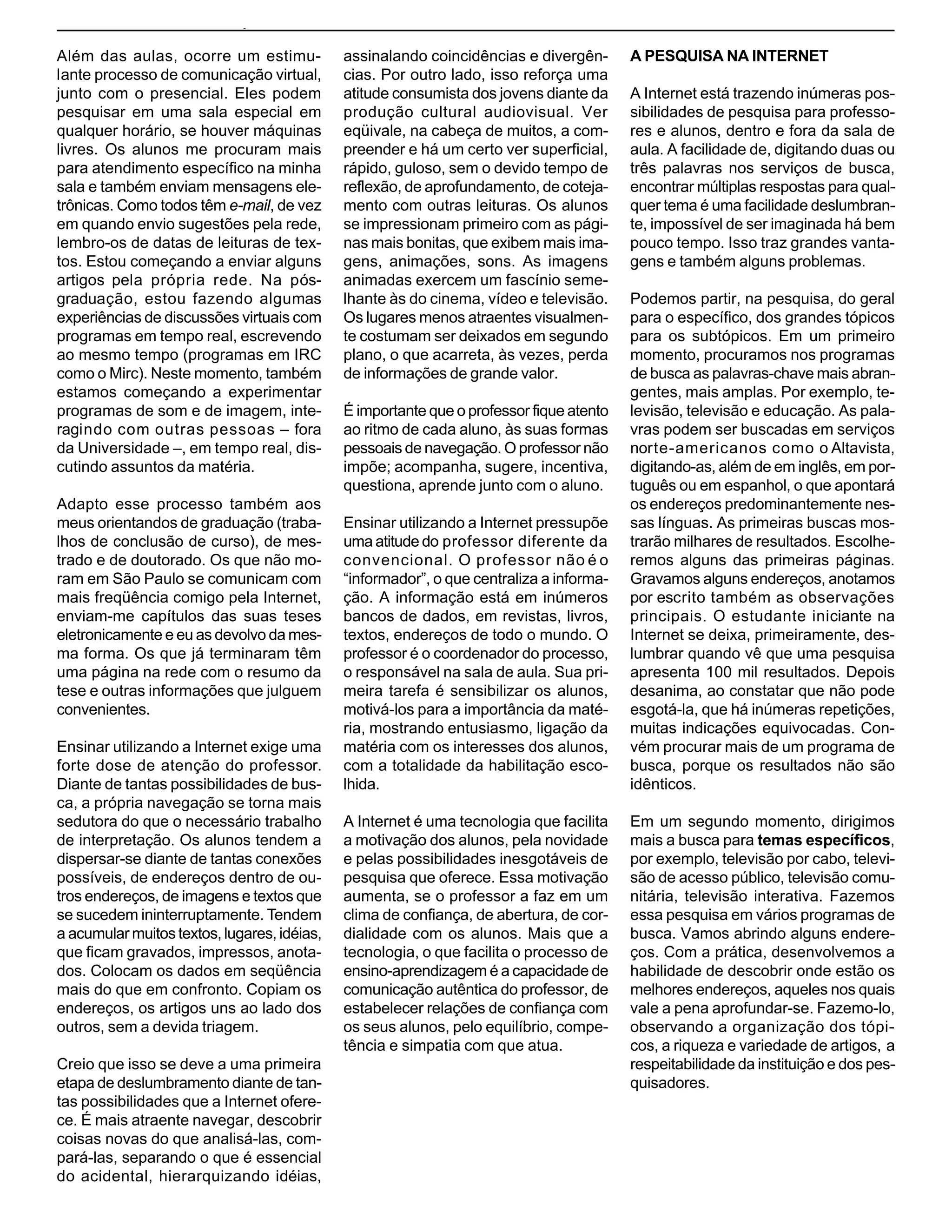 Internet Na EducaçãO