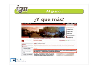 Al grano...

¿Y que más?
 