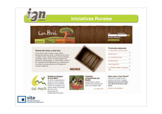 Iniciativas Rurales
 
