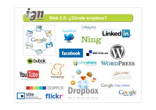 Web 2.0: ¿Dónde empiezo?
 